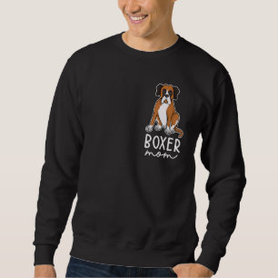 Sudadera Boxer Mom Dog Mom Women Boxer Día de la Madre 1