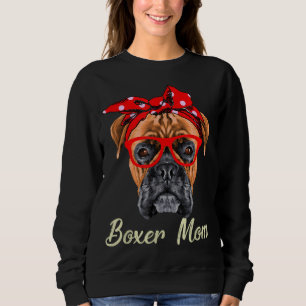 Sudadera Boxer Mom Dogs Día de la Madre Perros Amantes Rega