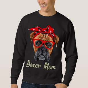 Sudadera Boxer Mom Dogs Día de la Madre Perros Amantes Rega