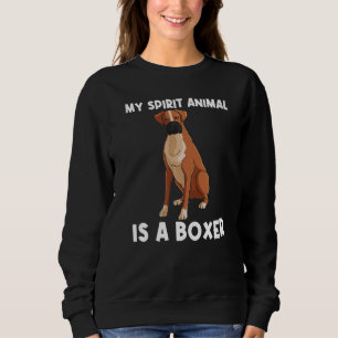 Sudadera Boxer Para Hombres Mujeres Boxer Perro Mascota 1