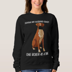 Sudadera Boxer Para Mujeres Mamá Raza De Perro Boxer Mascot