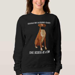 Sudadera Boxer Para Mujeres Mamá Raza De Perro Boxer Mascot