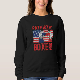 Sudadera Boxer Patriótico Usa Boxeo