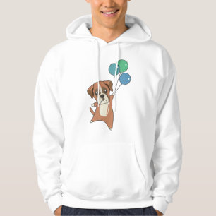 Sudadera Boxer vuela globos y perros de animales dulces