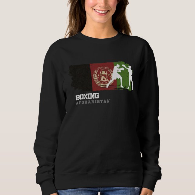 Sudadera Boxing Afghanistan Combat Sports Fighter Boxing (Anverso)