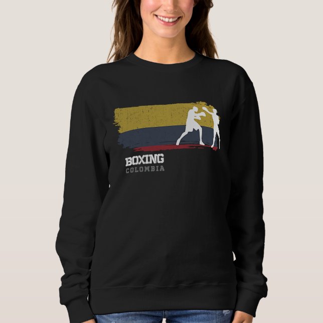 Sudadera Boxing Colombia Combat Sports Fighter Boxing (Anverso)
