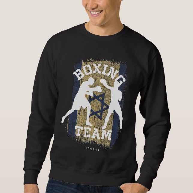 Sudadera Boxing Israel Combat Sports Fighter Boxing (Anverso)