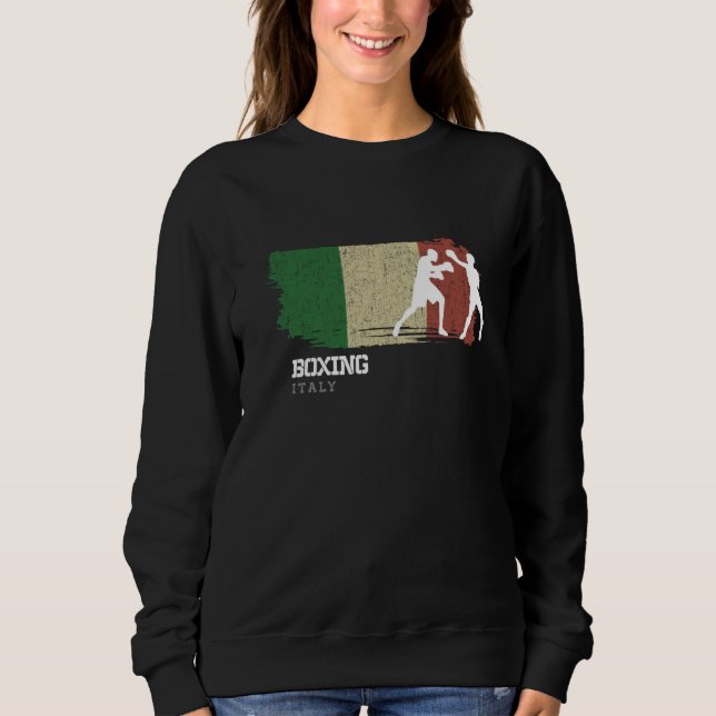 Sudadera Boxing Italy Combat Sports Fighter Boxing  1 (Anverso)