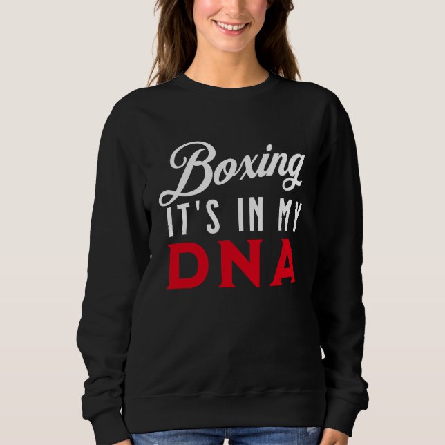 Sudadera Boxing It's In My DNA   Boxing (Anverso)