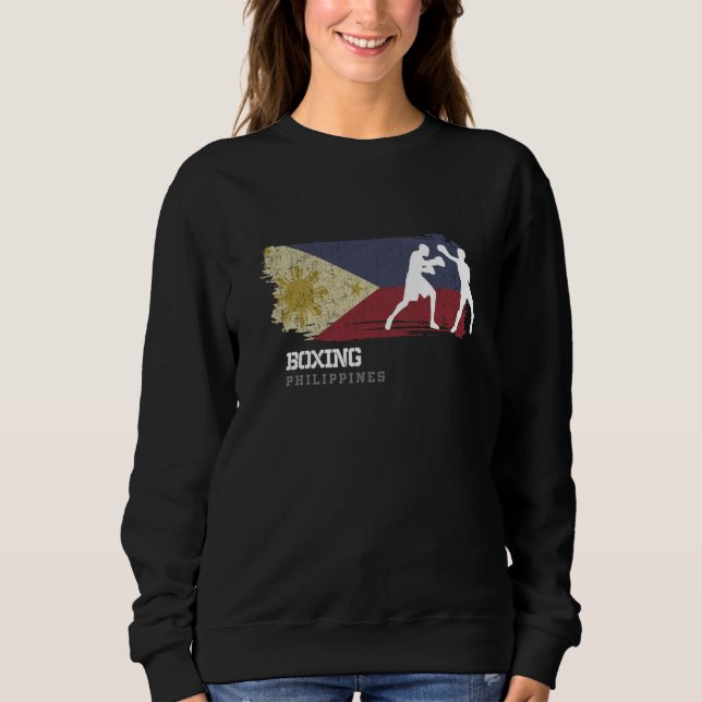 Sudadera Boxing Philippines Combat Sports Fighter Boxing  1 (Anverso)