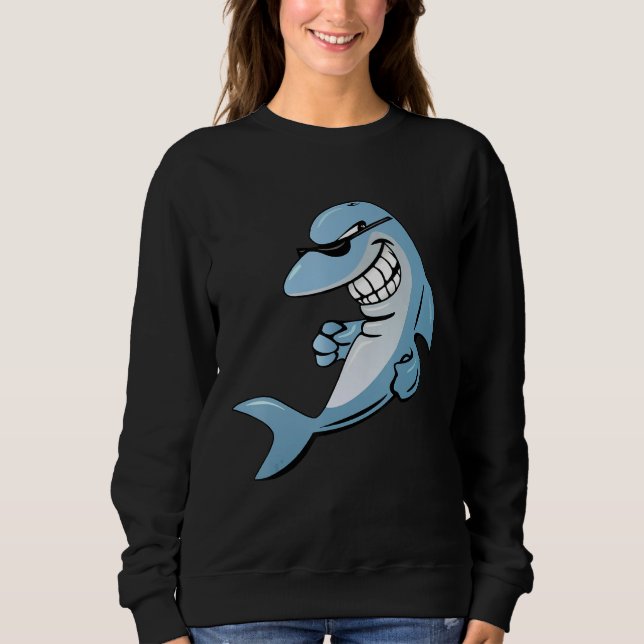 Sudadera Boxing Roger Humor Sport Shark (Anverso)