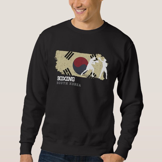 Sudadera Boxing South Korea Combat Sports Fighter Boxing (Anverso)