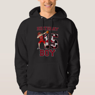 Sudadera Boy Dabbing Basketball 15th Birthday Love Sneakers