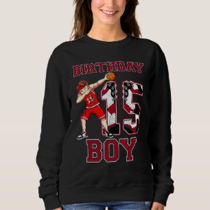 Sudadera Boy Dabbing Basketball 15th Birthday Love Sneakers