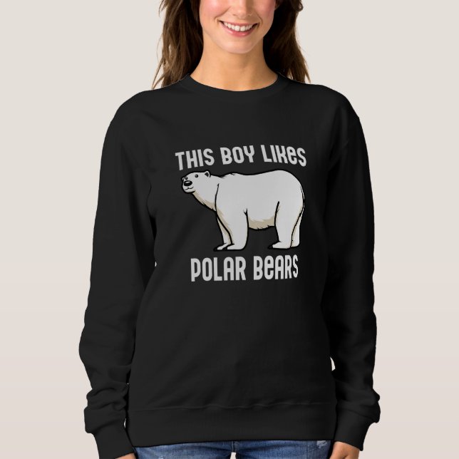 Sudadera Boy Likes Polar Bears Expedition Wilderness Premiu (Anverso)