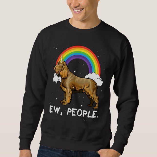Sudadera Boykin arcoiris Oveja Español Unicornio Perro (Anverso)