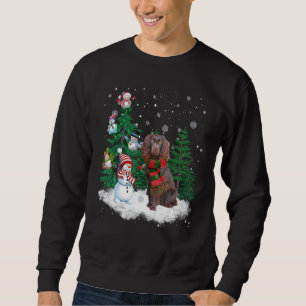 Sudadera Boykin Spaniel Perro Navidades Snowman Xmas Tree P