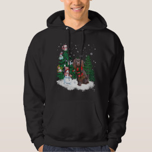 Sudadera Boykin Spaniel Perro Navidades Snowman Xmas Tree P