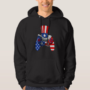 Sudadera Boys 4 De Julio Videojuego Bandera Estadounidense 