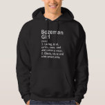 Sudadera Bozeman Chica Mt Montana Funny City Home Roots<br><div class="desc">El Chica Bozeman Mt Montana Funny City Home Roots.</div>