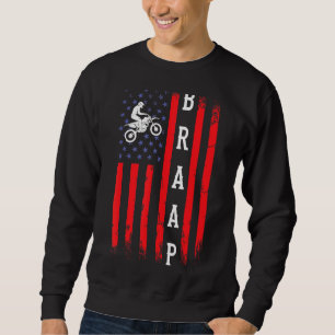 Sudadera Braap Offroad Men Bike Rider Motocross American Fl