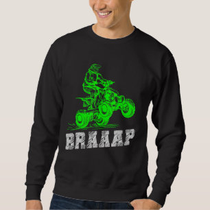 Sudadera Braap Quad Biker Atv 4 Wheap Brap Quad Men Y B