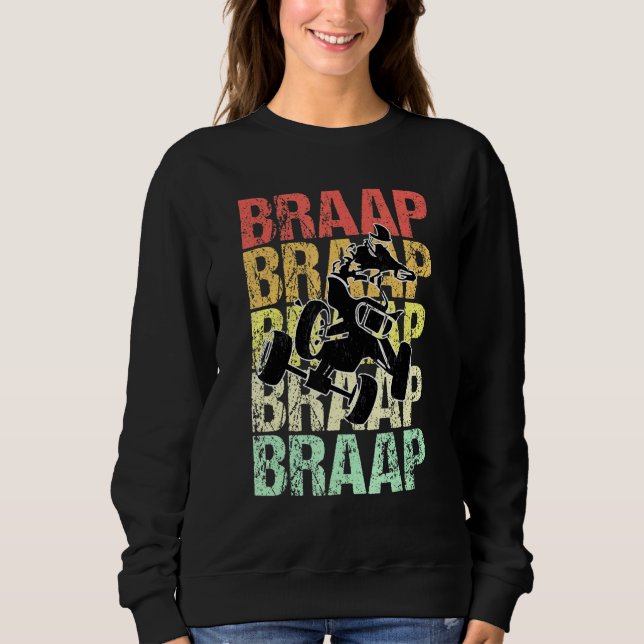 Sudadera Braap Quad Vintage (Anverso)