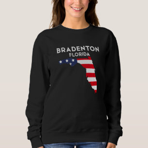 Sudadera Bradenton Florida EE. UU. Estado América Viajes Fl