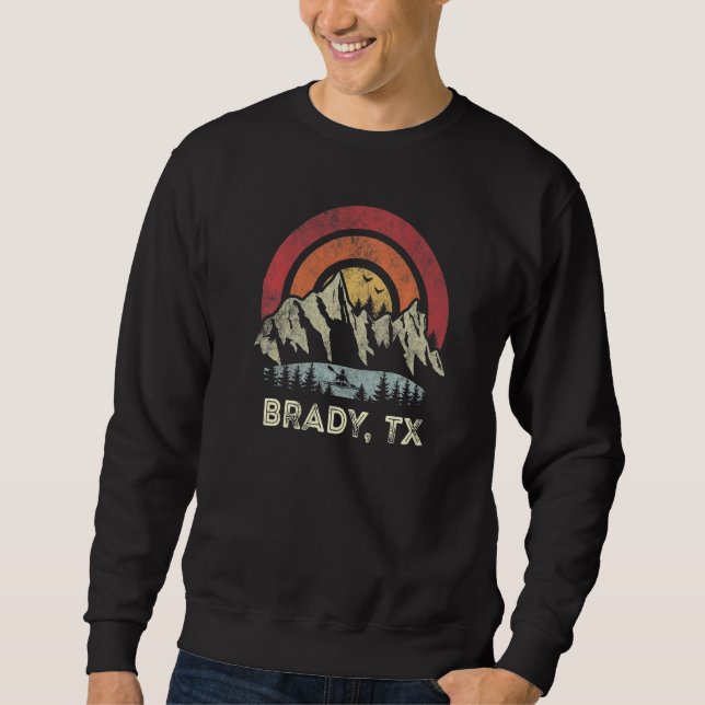 Sudadera Brady Texas Mountain Sunset Sunrise Kayaking   (Anverso)