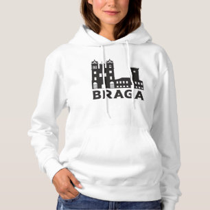 Sudadera Braga Portugal City Skyline Cityscape Gift Idea