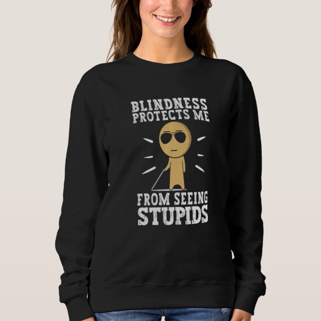 Sudadera Braille reader blindness awareness blind people Pr (Anverso)