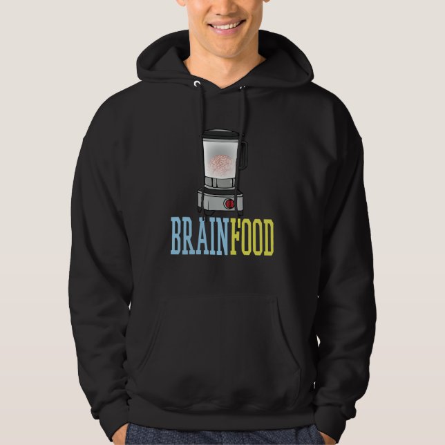 Sudadera Brain food processor (Anverso)
