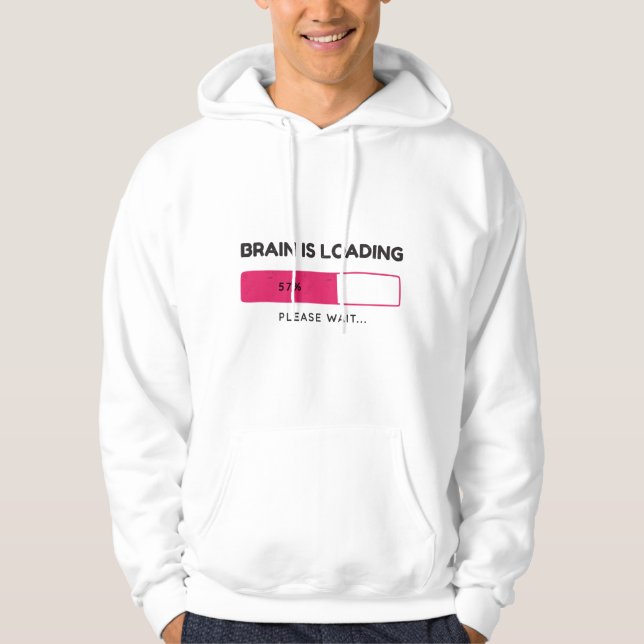 Sudadera Brain is loading, please wait (Anverso)