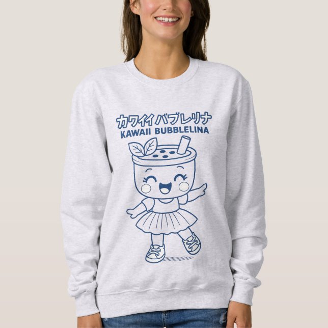 Sudadera Brainrot POP | Kawaii Bubblelina (Anverso)