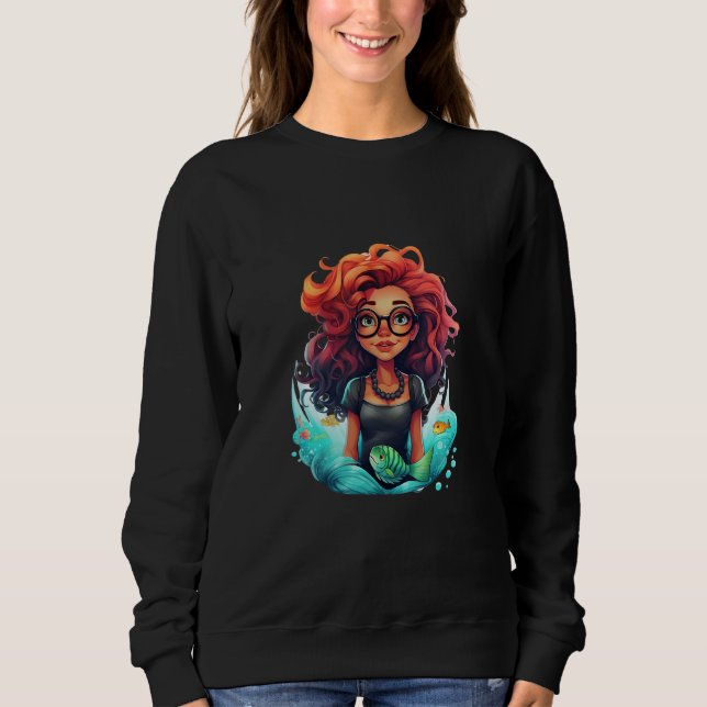 Sudadera Brainy mermaid (Anverso)