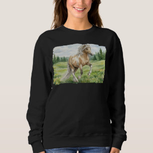 Sudadera Brana Pinto Palomino Acuarela Islandesa