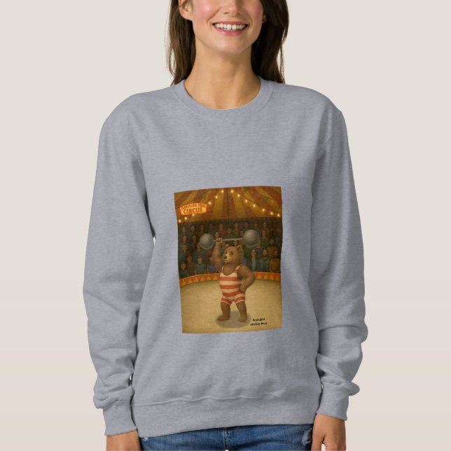 Sudadera Brandon, oso fuerte del circo (Anverso)