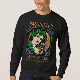 Sudadera Brandy, soy Chica de vino