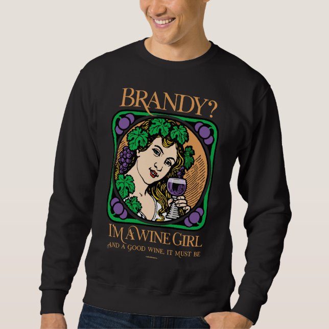 Sudadera Brandy, soy Chica de vino (Anverso)