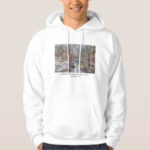 Sudadera Branson Fall Creek Winter Snow Painterly Hoodie