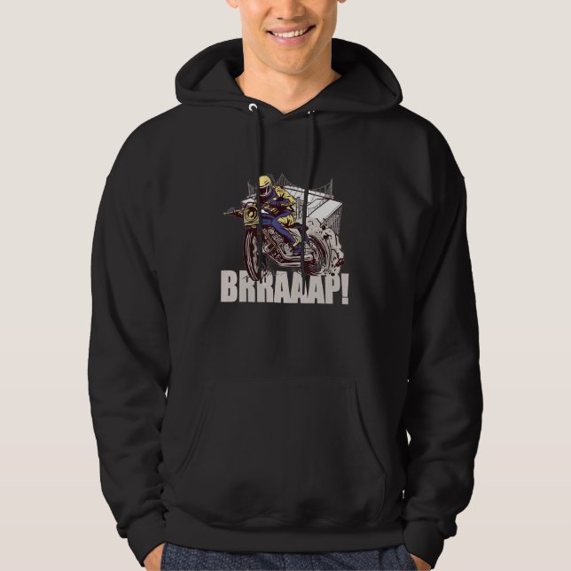 Sudadera Brap Sucio De Bicicleta Motocross Al Aire Libre Pa (Anverso)
