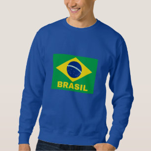 Sudadera Brasil: Bandera brasileña