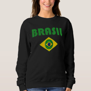 Sudadera Brasil Fans Brasil Retro Soccer Vintage