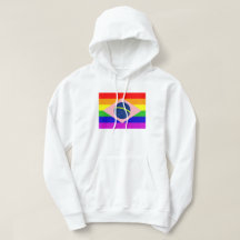 BRASIL GAY CON BANDERAS DE RAINBOW Y BRASILEÑA
