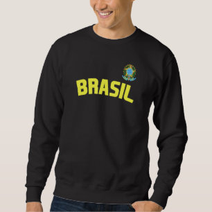 Sudadera Brasil Orgullo brasileño Bandera internacional de