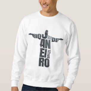Sudadera Brasil Santo Cristo Río de Janeiro Recuerdo Cristo