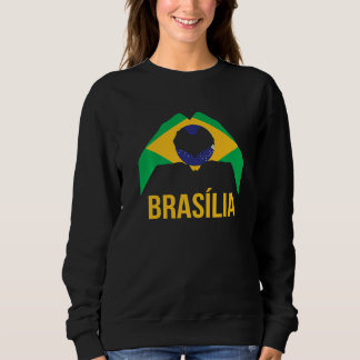 Sudadera Brasilia Brazilian City Love Brazil Flag