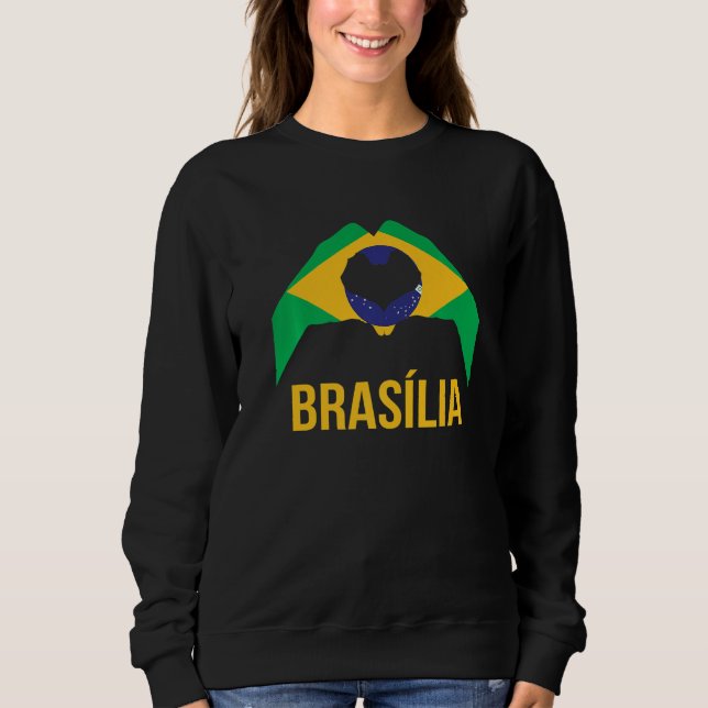 Sudadera Brasilia Brazilian City Love Brazil Flag