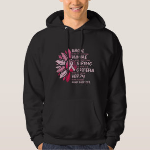 Sudadera Brave Humble Conciencia sobre el cáncer de mama Gi
