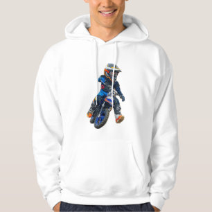 Sudadera Braxton #18 Michigan MX Boyz White Hoodie